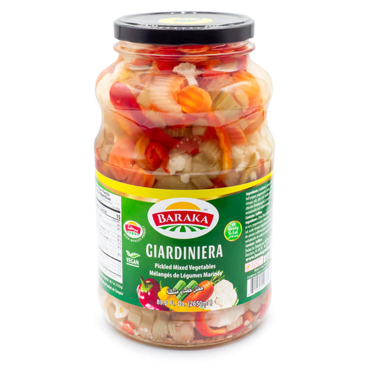 Baraka Giardinera pickled mixed vegetables 89.6 OZ