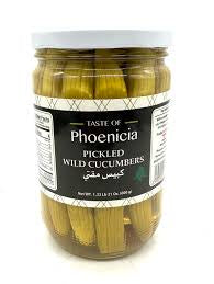 Phoenicia pickled wild cucumbers 21oz