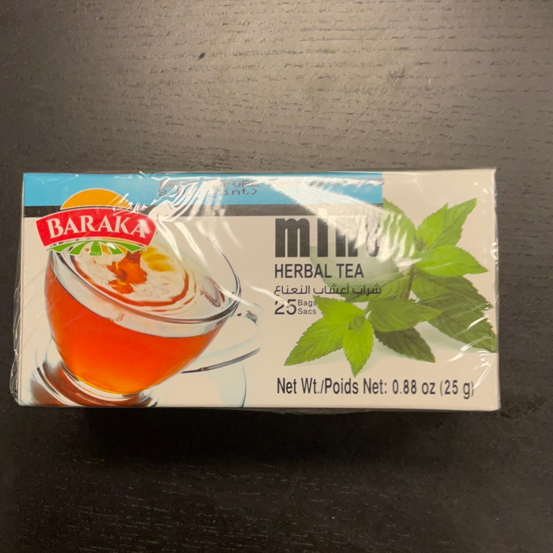 Baraka tea mint bags 25cts