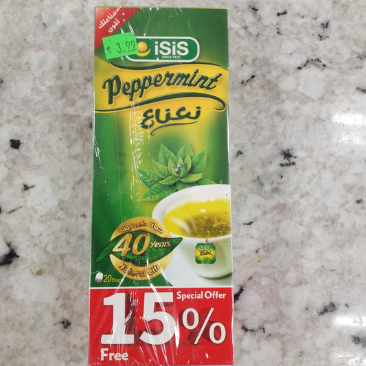 ISIS peppermint tea bags box (20 bags)