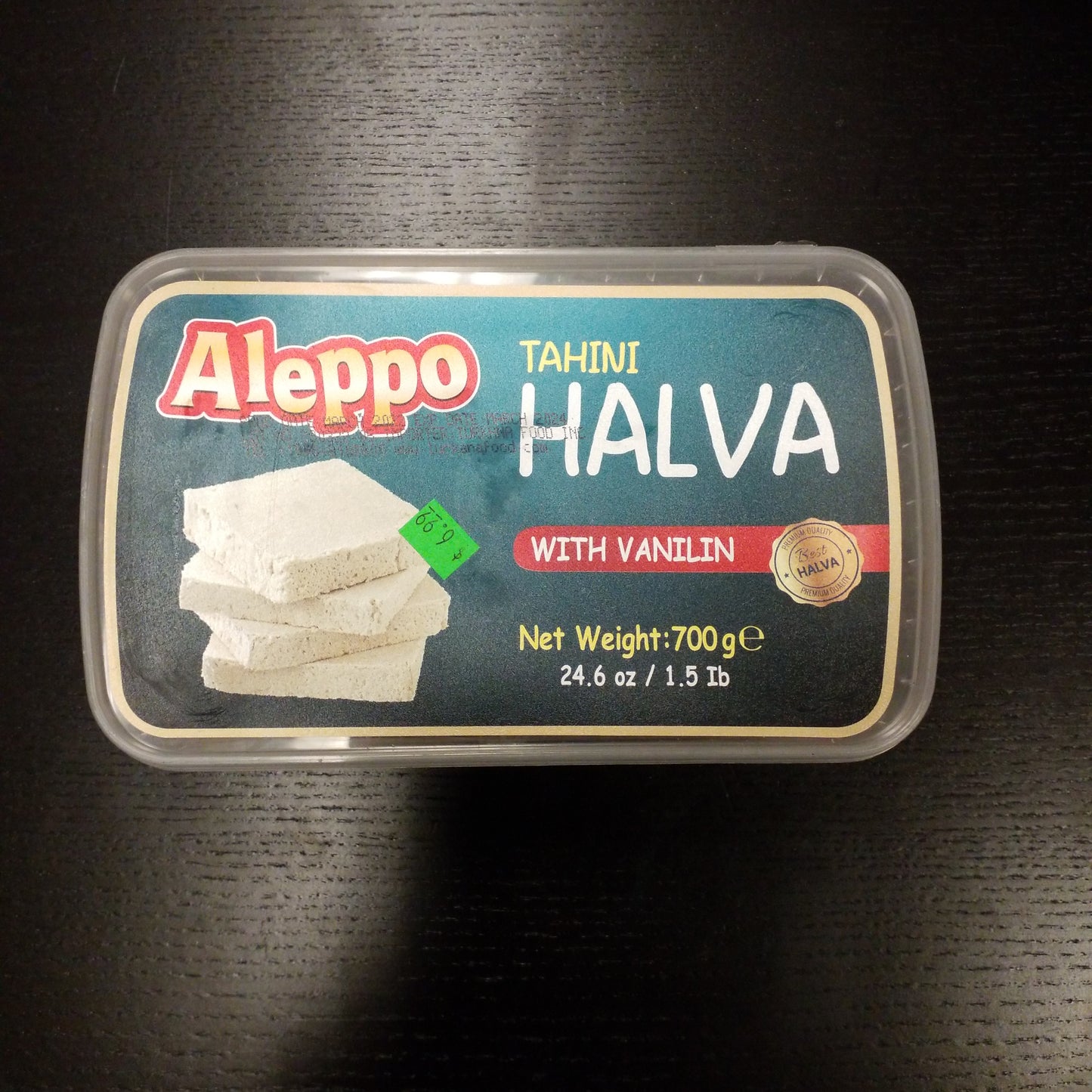 Aleppo Halva with Vanilla 26.6oz